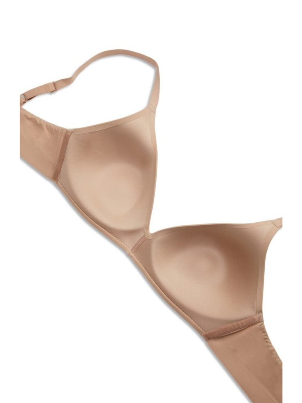 🆕WACOAL Comfort First Wireless T-Shirt Bra 34D Beige #856339 - Picture 6 of 10